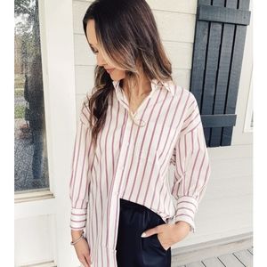 DeLuc 'Hollywood' pinstripe button up- NWoT